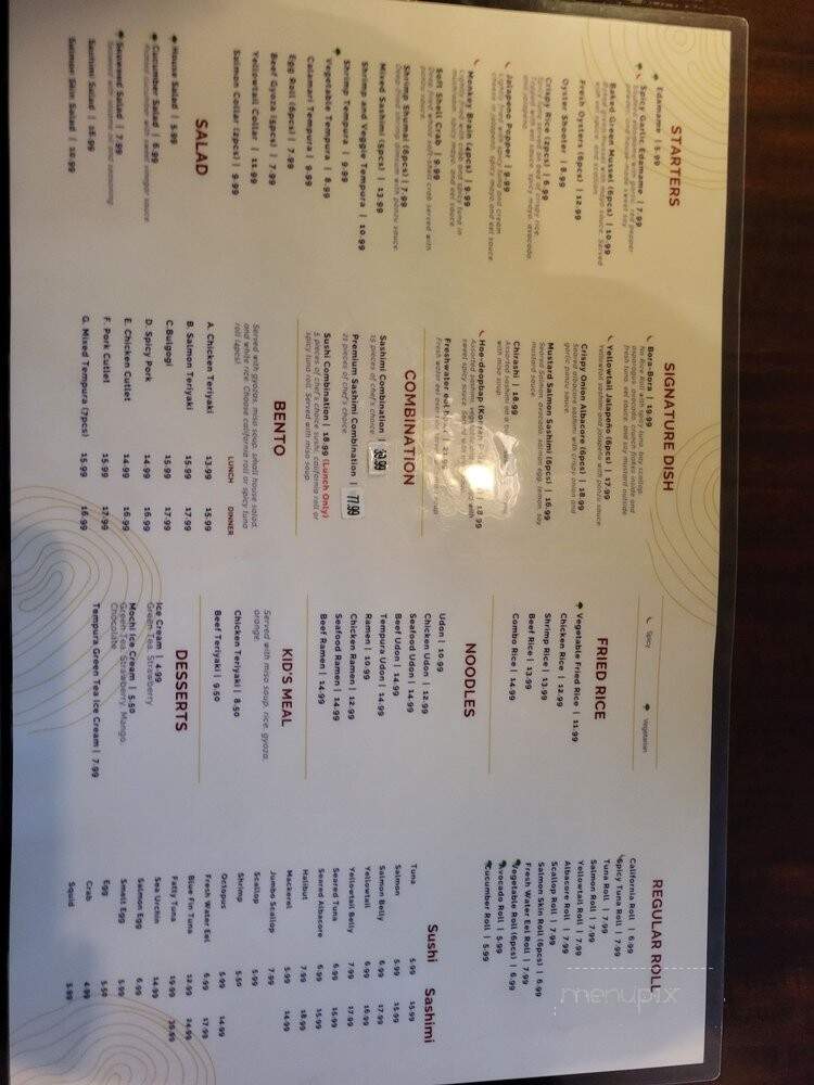Sushi Time - Bakersfield, CA menu_pic