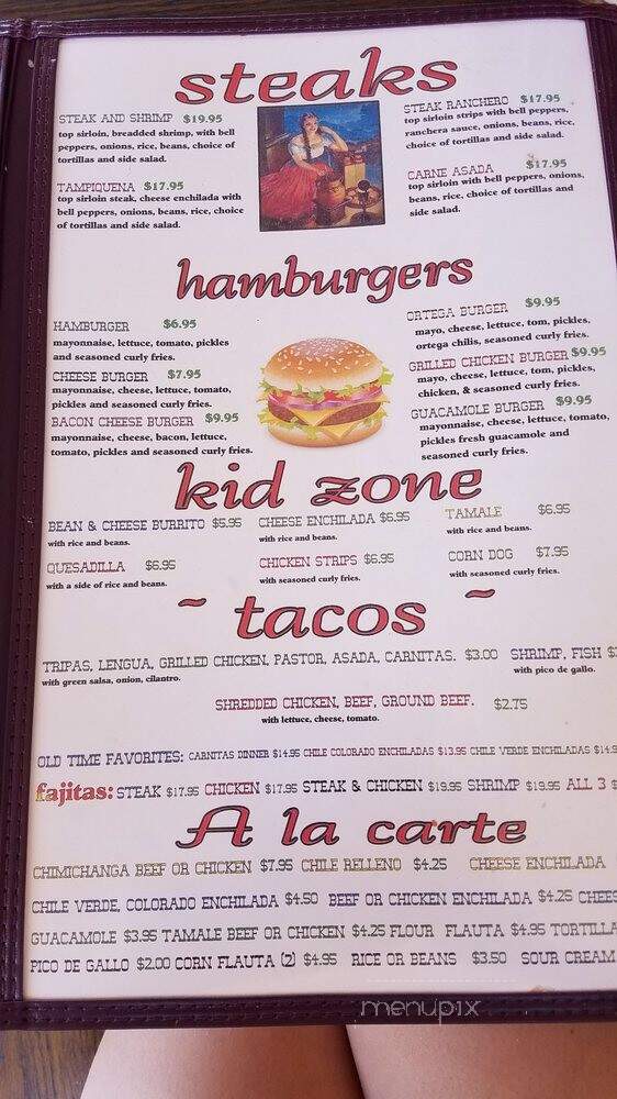 Marinas Cocina - Atascadero, CA menu_pic