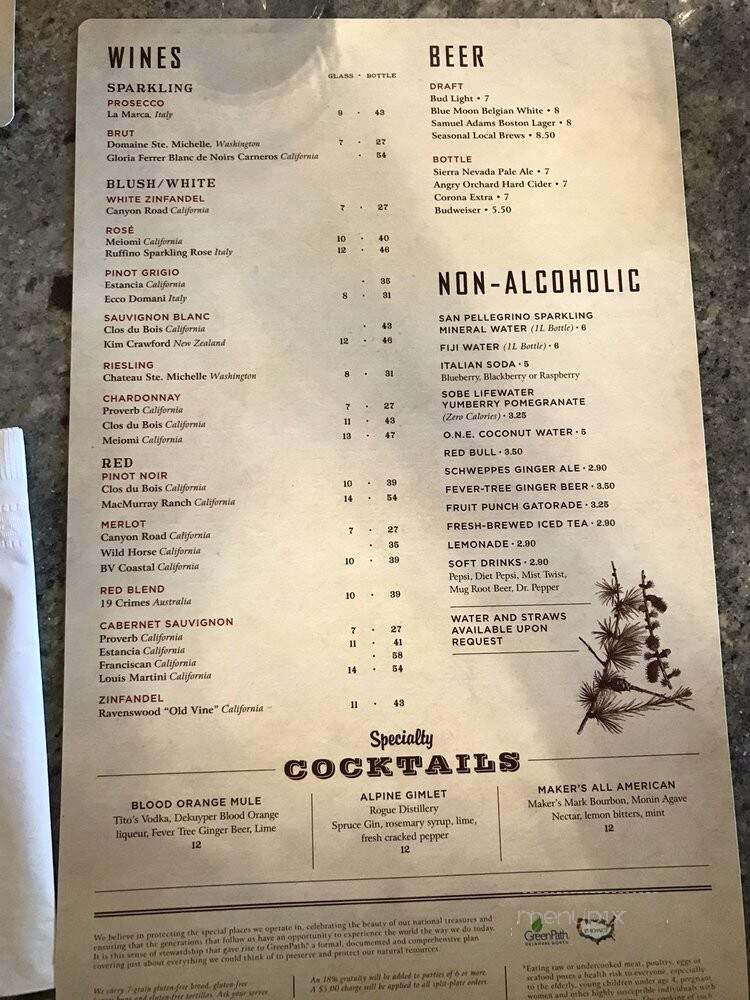 The Peaks - Sequoia National Park, CA menu_pic