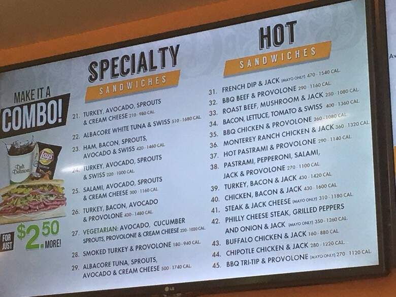Deli Delicious - Merced, CA menu_pic