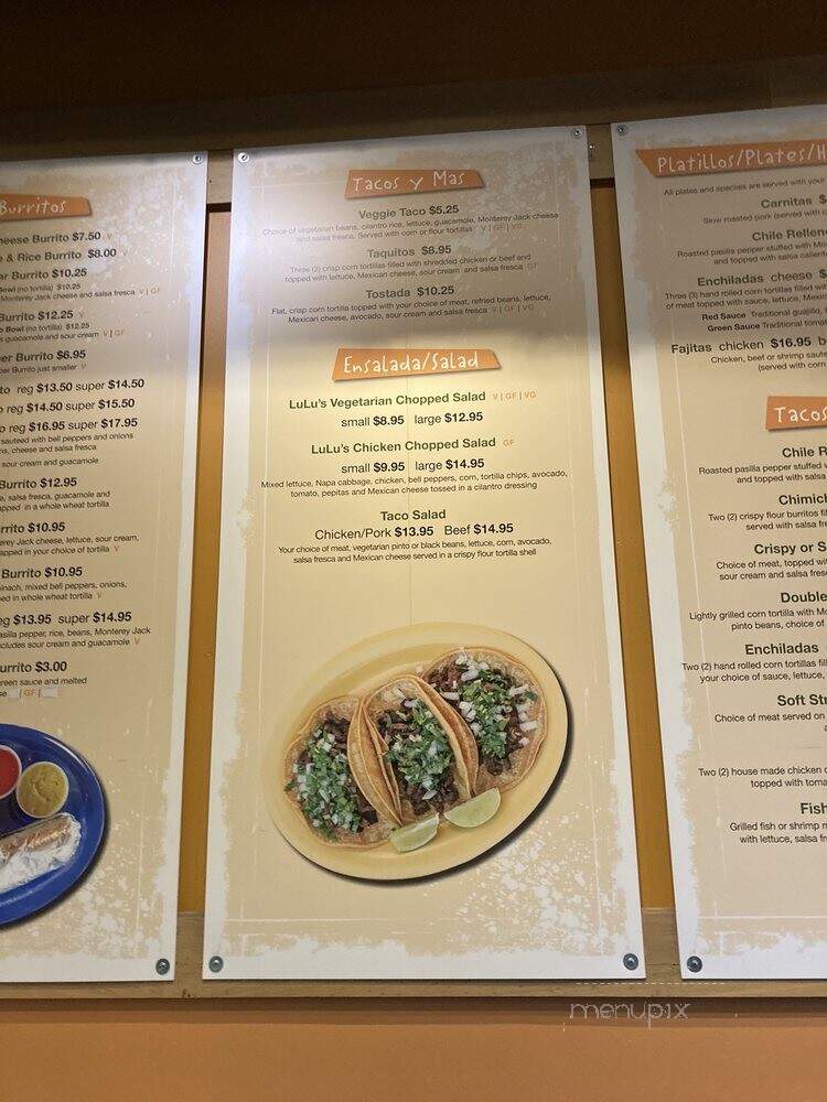 LuLu's on Main Street - Los Altos, CA menu_pic