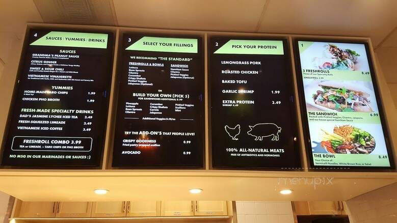 Freshroll Vietnamese Rolls and Bowls - San Francisco, CA menu_pic