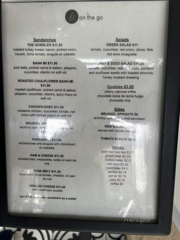 B on the Go - San Francisco, CA menu_pic