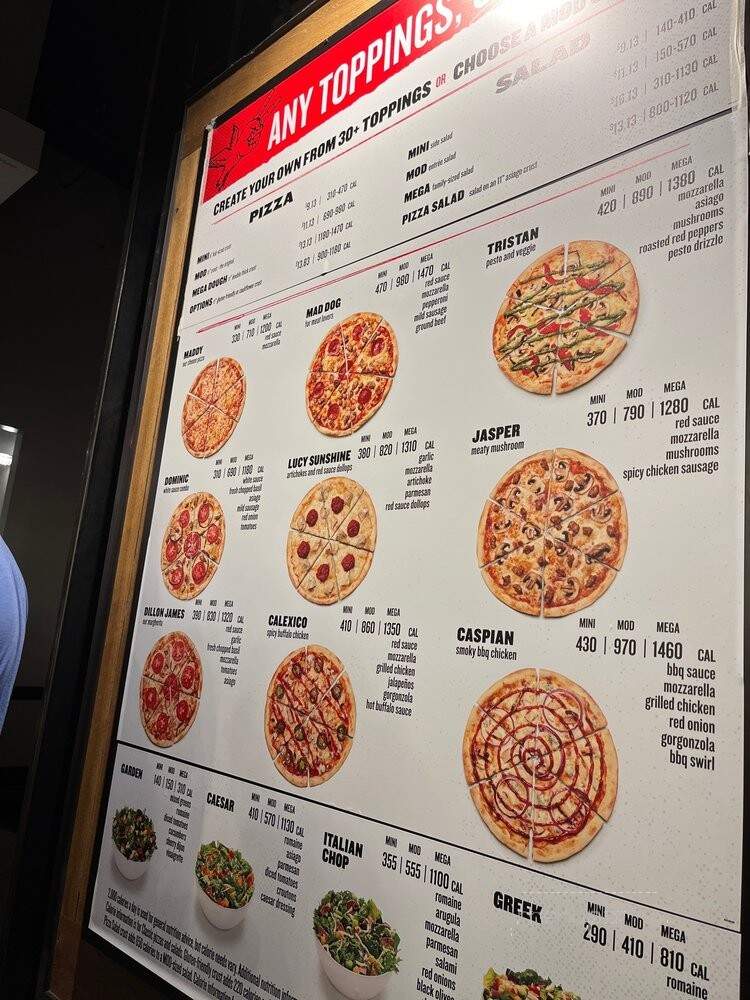MOD Pizza - San Jose, CA menu_pic