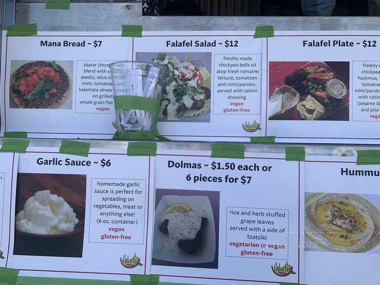Falafel Fresh - San Jose, CA menu_pic