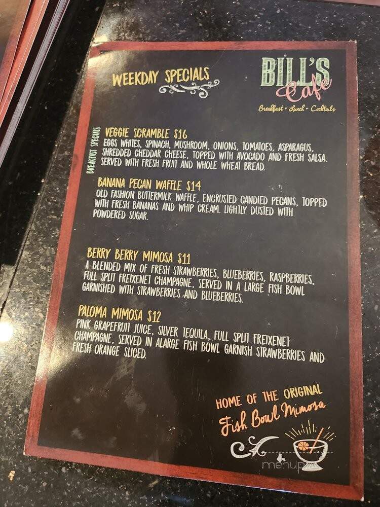 Bill's Cafe - San Jose, CA