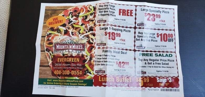 Mountain Mike's Pizza - San Jose, CA