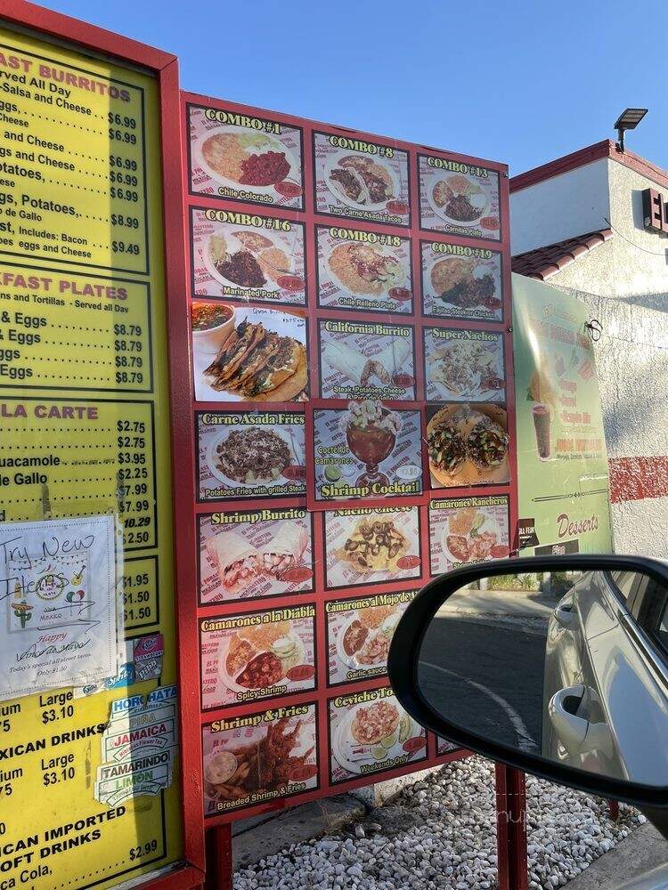 El Forastero Mexican Food - Stockton, CA menu_pic