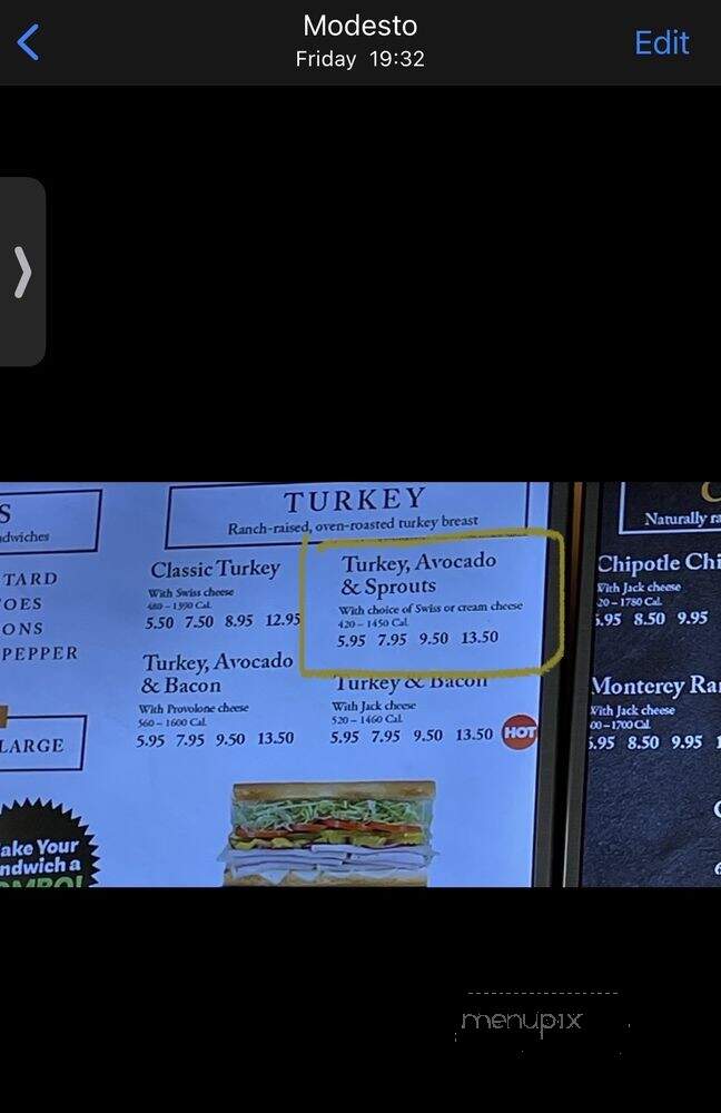Deli Delicious - Modesto, CA menu_pic