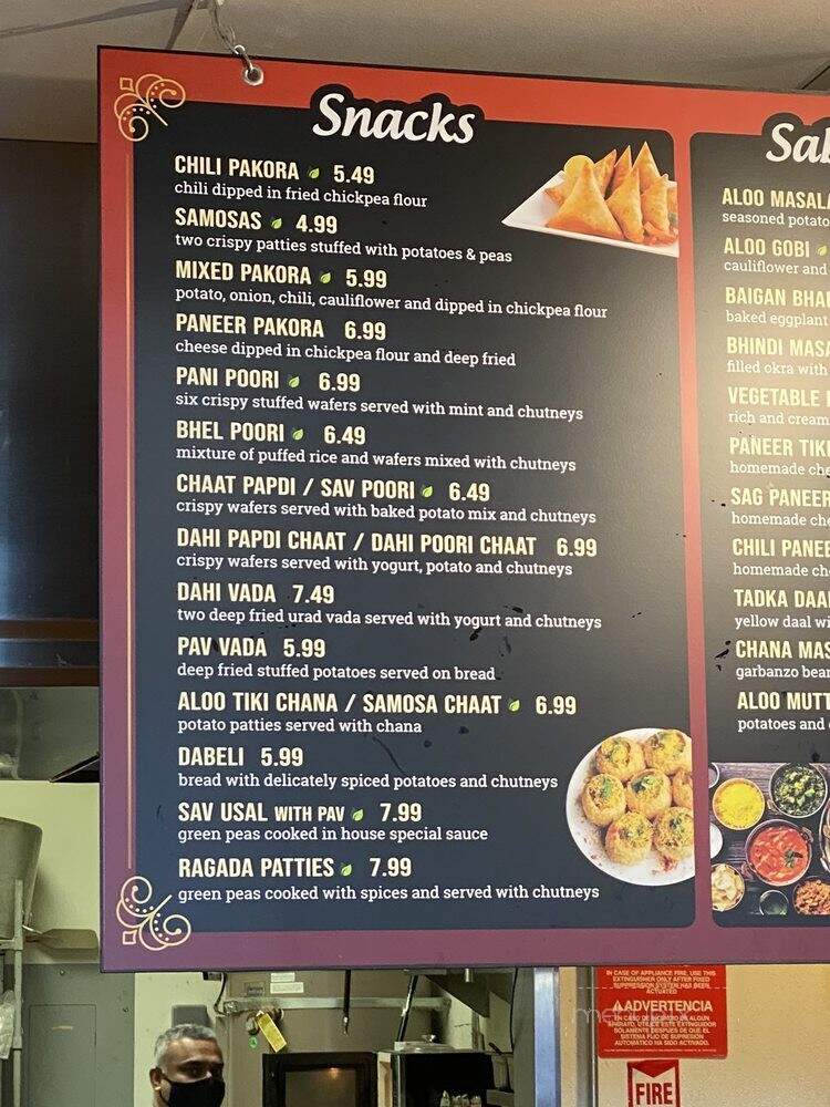 Chaat Paradise Roseville - Roseville, CA menu_pic