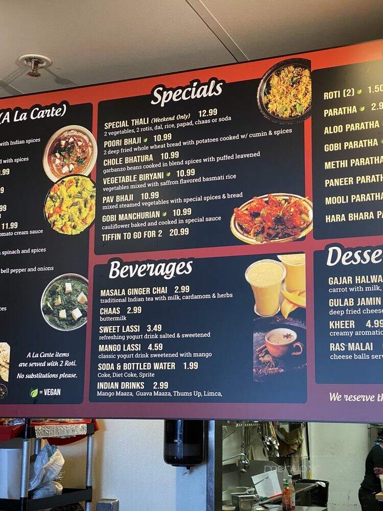 Chaat Paradise Roseville - Roseville, CA menu_pic