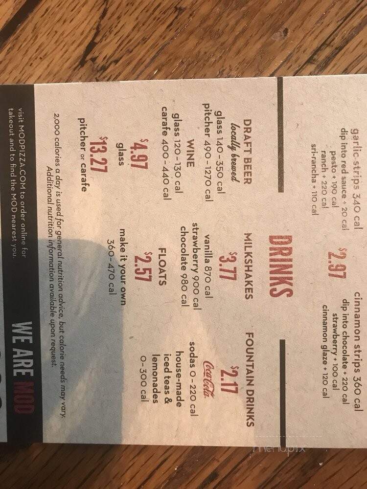 MOD - Loomis, CA menu_pic