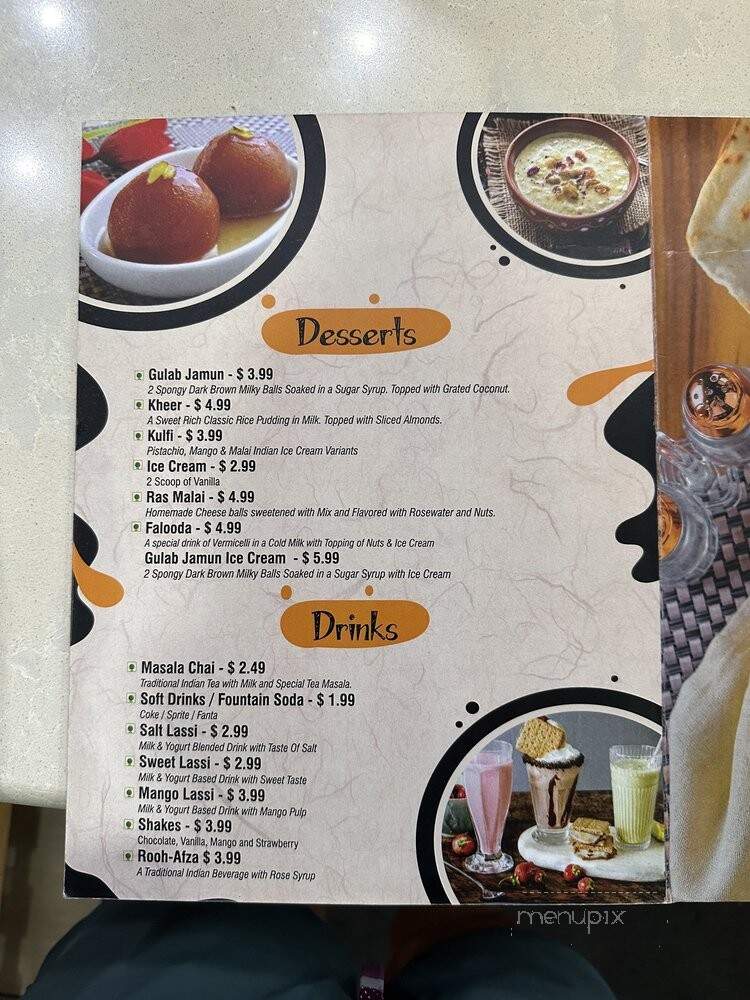 Chaat of India - Sacramento, CA menu_pic