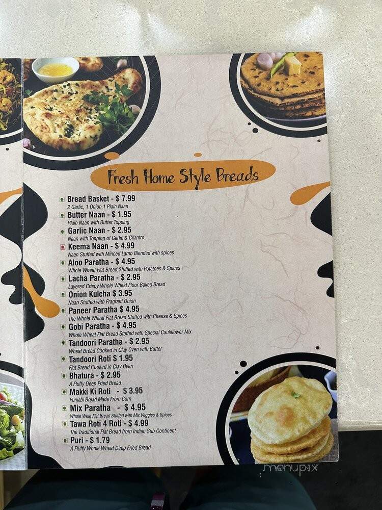 Chaat of India - Sacramento, CA menu_pic
