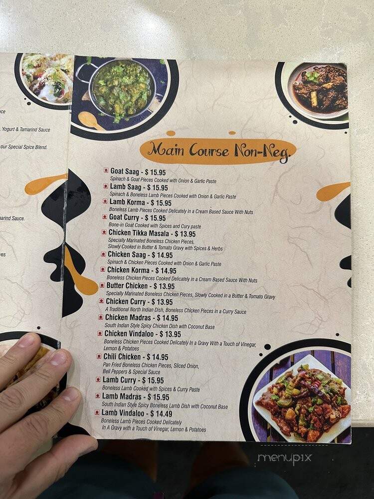 Chaat of India - Sacramento, CA menu_pic