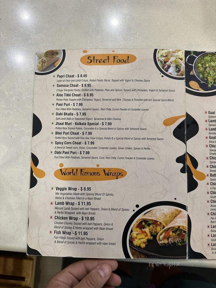 Chaat of India - Sacramento, CA menu_pic