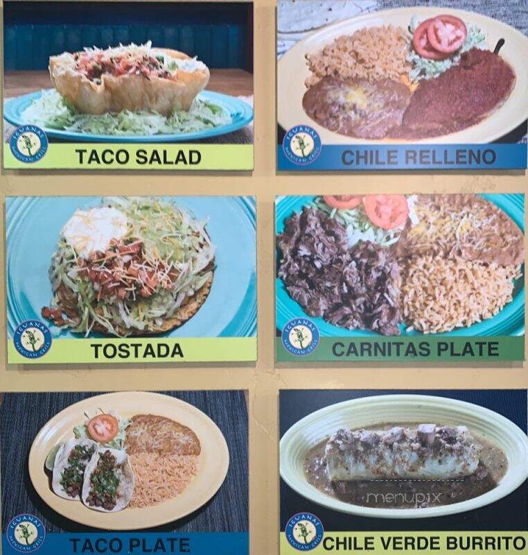 Iguana's Mexican Grill - Woodland, CA menu_pic