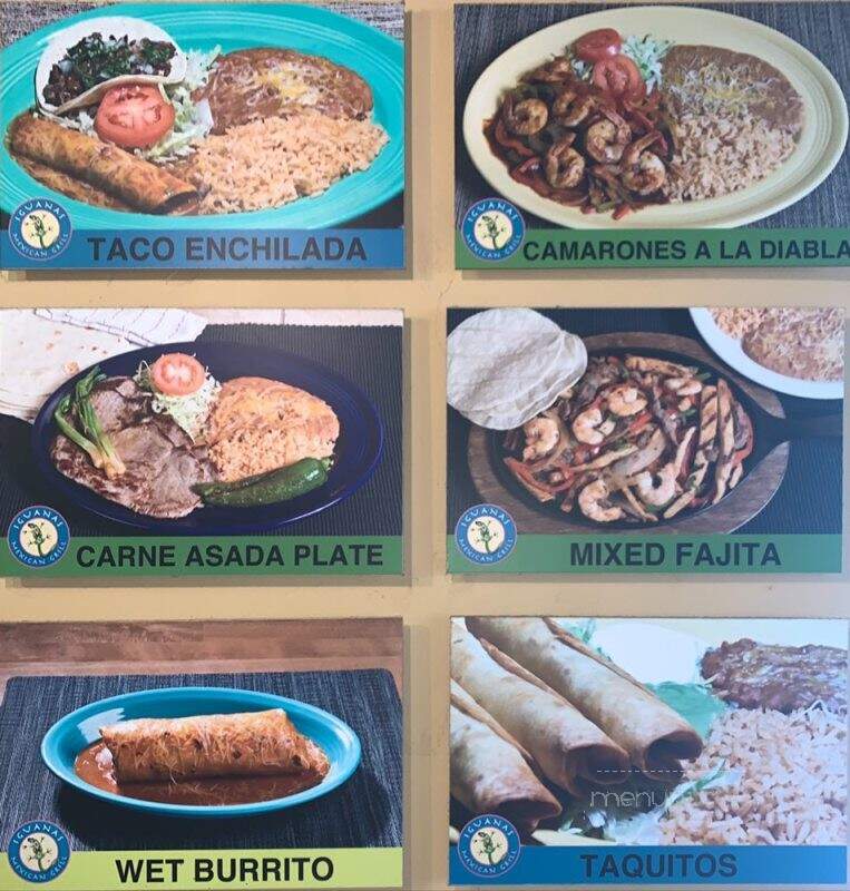 Iguana's Mexican Grill - Woodland, CA menu_pic
