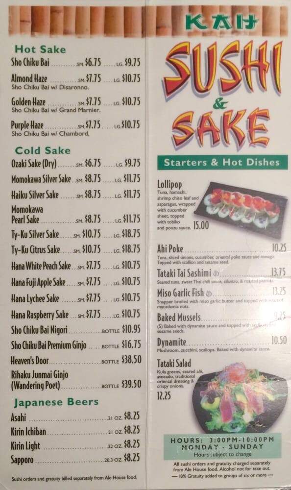 Kah Sushi & Sake Bar - Kahului, HI