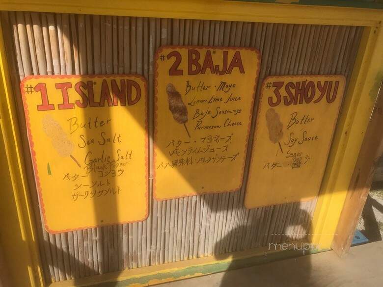 Uncle Woody's BBQ Corn - Kahuku, HI menu_pic
