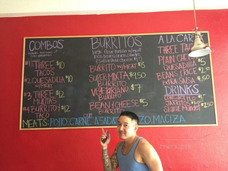 Tacos Zarate - Honolulu, HI menu_pic