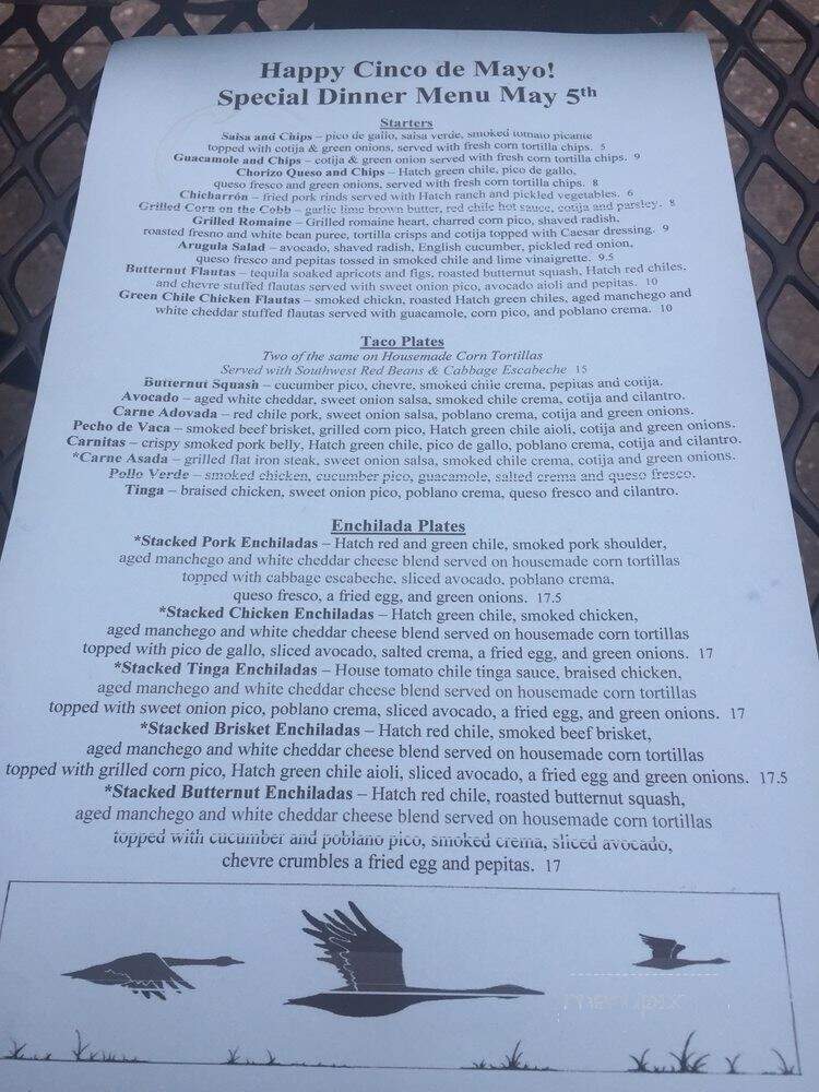 The Goose - Portland, OR menu_pic