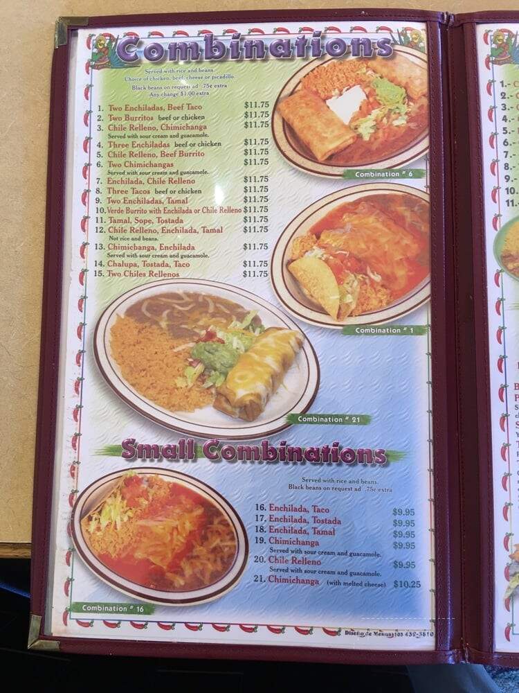 El Trio Loco 2 - Manzanita, OR menu_pic