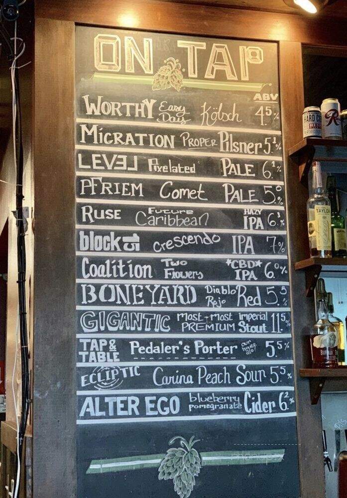 Ankeny Tap & Table - Portland, OR menu_pic