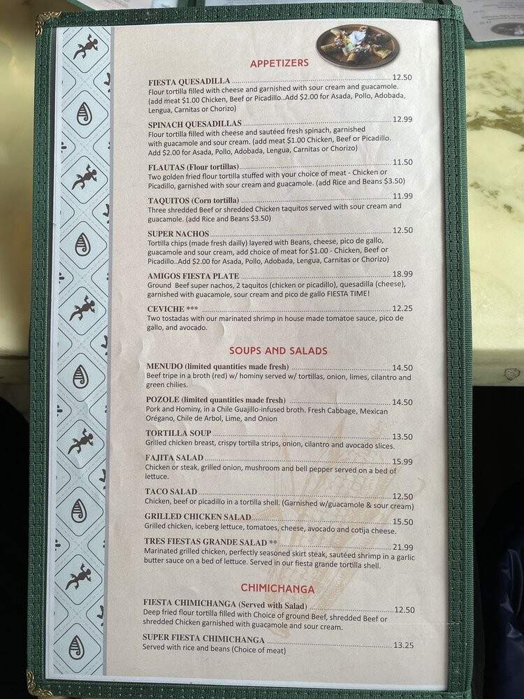 Fiesta Taqueria & Tequila Bar - Puyallup, WA menu_pic
