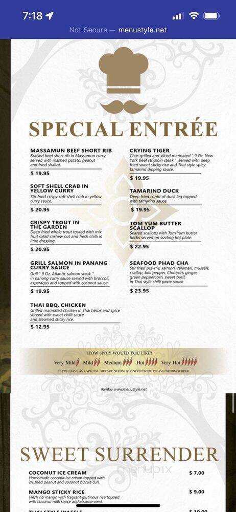 Singtong - Renton, WA menu_pic