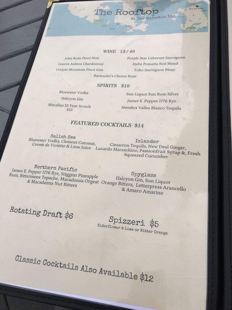 Rooftop Lounge - Anacortes, WA menu_pic