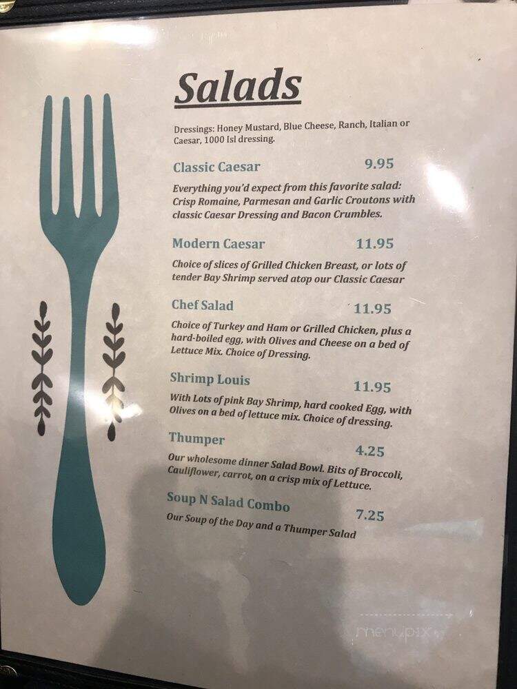 The Eatery - Marblemount, WA menu_pic