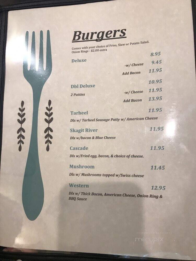 The Eatery - Marblemount, WA menu_pic