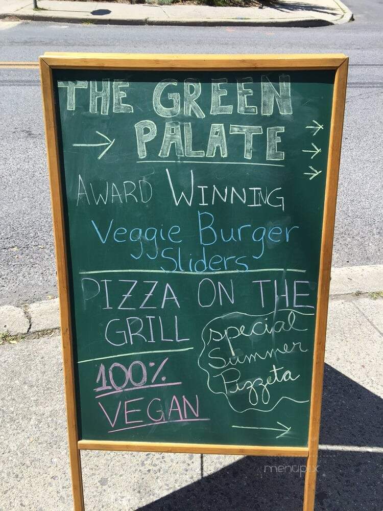 The Green Palate Vege-Terranean Grill - Woodstock, NY menu_pic