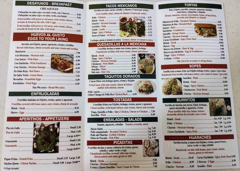 A La Mexicana - Liberty, NY menu_pic