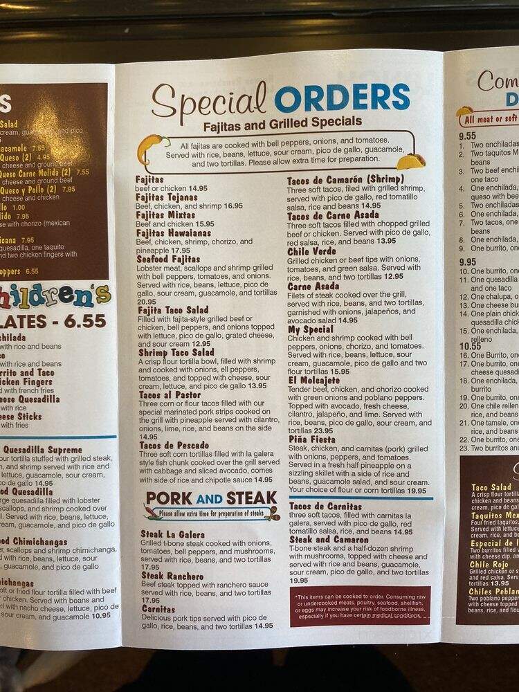 La Galera - Niagara Falls, NY menu_pic