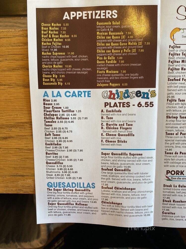 La Galera - Niagara Falls, NY menu_pic