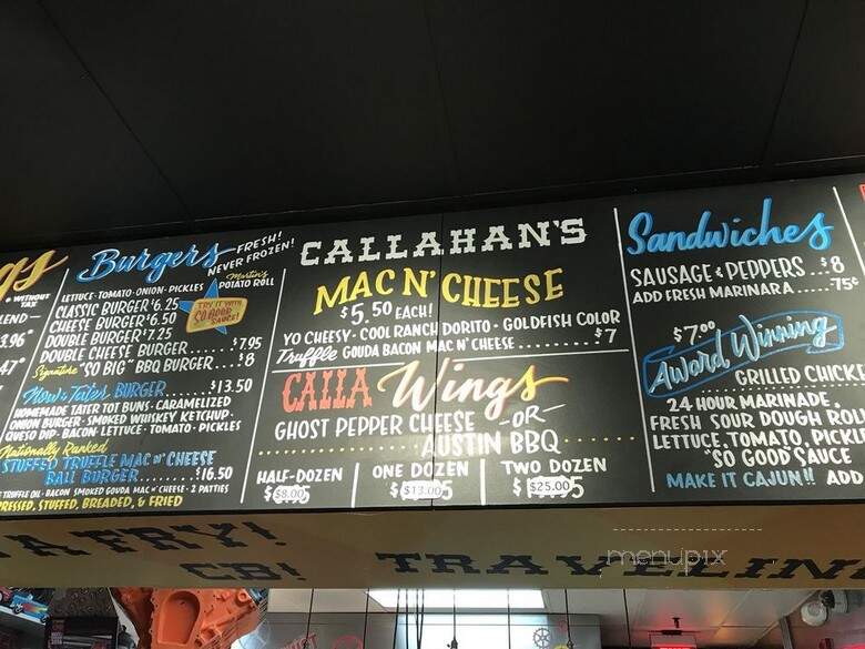 Callahan's - West New York, NJ menu_pic