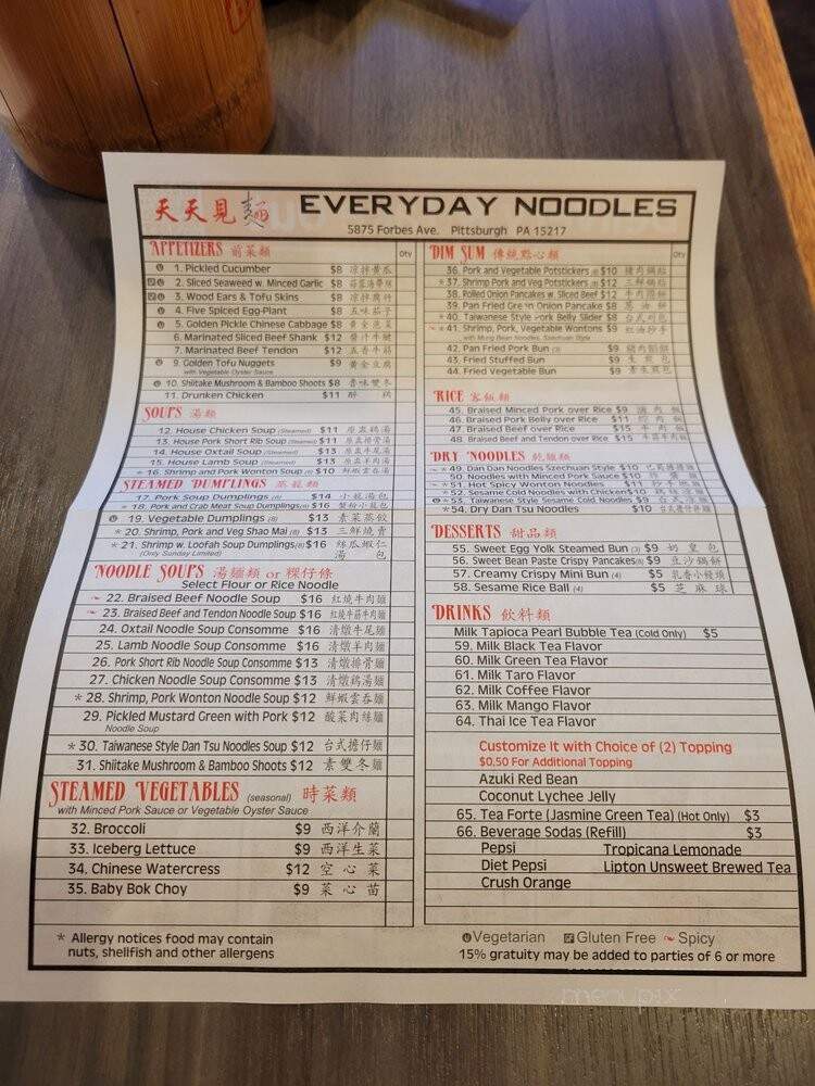 Everyday Noodles - Pittsburgh, PA