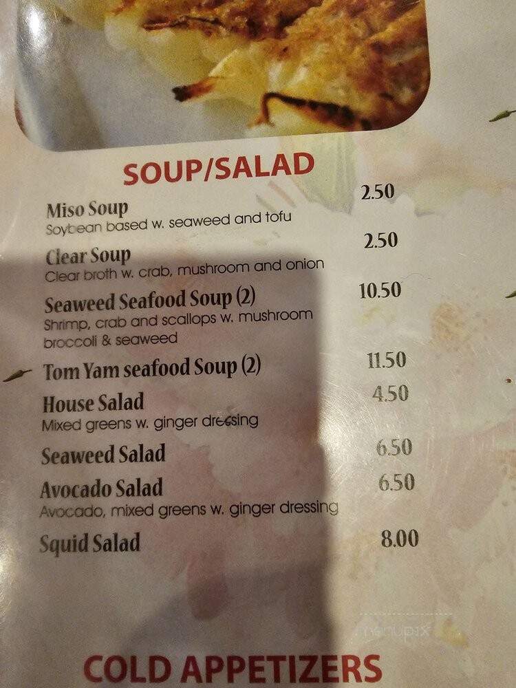 Kenzo Japanese & Asian Fusion - Chambersburg, PA menu_pic