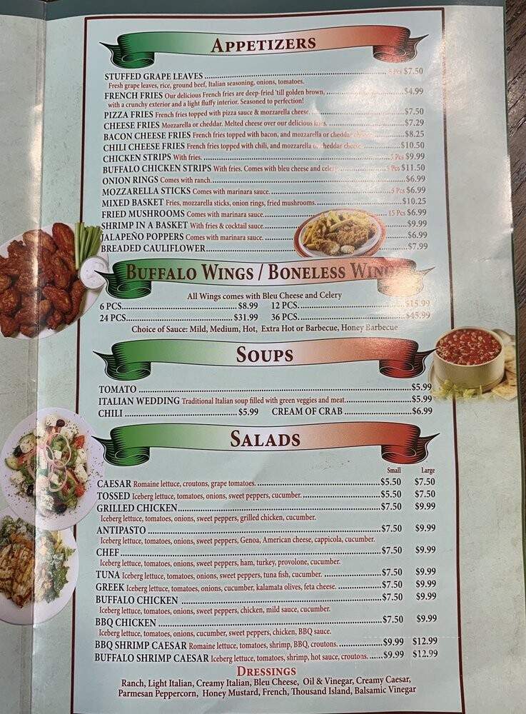 Milano Pizza & Pasta - Mountville, PA menu_pic