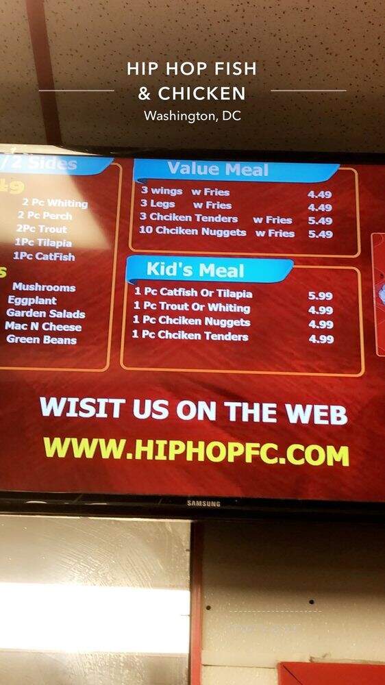 Hip Hop Fish & Chicken - Washington, DC menu_pic
