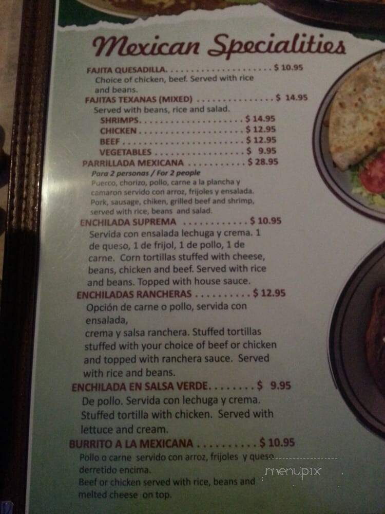 Loredo's Mexican Restaurant - Fort Washington, MD menu_pic