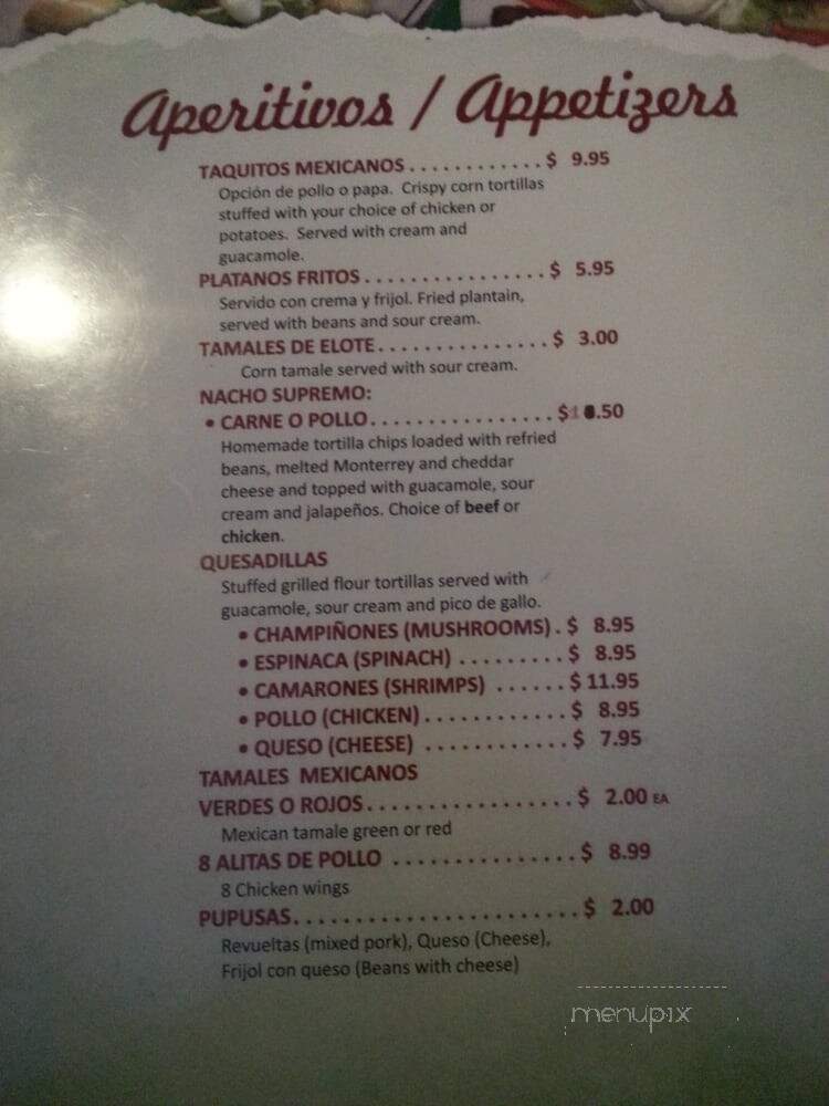 Loredo's Mexican Restaurant - Fort Washington, MD menu_pic