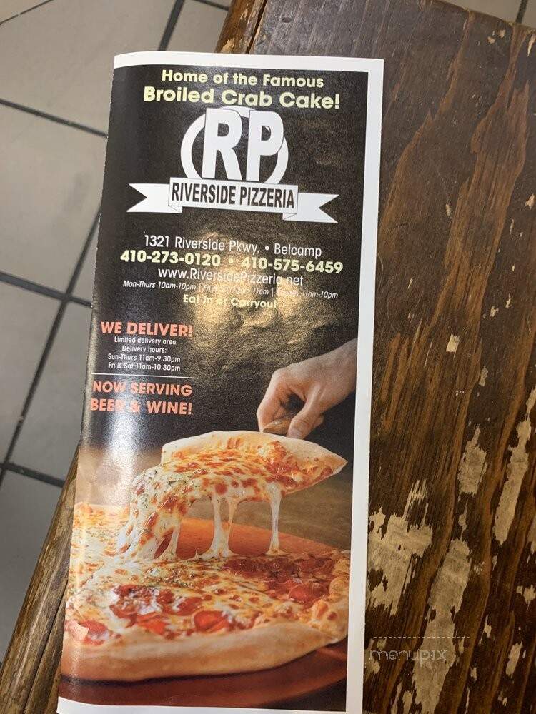 Riverside Pizzeria & Carryout - Belcamp, MD menu_pic