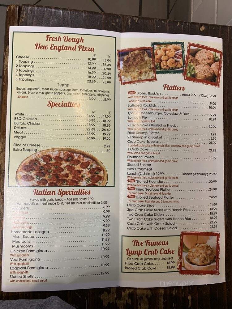Riverside Pizzeria & Carryout - Belcamp, MD menu_pic