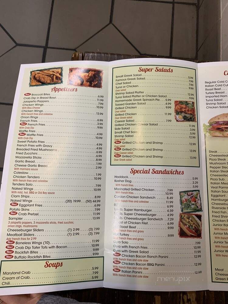 Riverside Pizzeria & Carryout - Belcamp, MD menu_pic