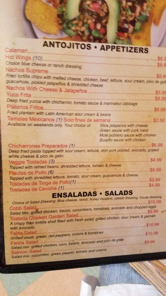 El Poblano - Severna Park, MD menu_pic