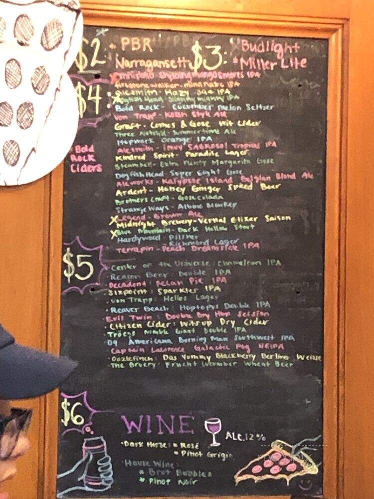 Benny Vitali's - Fredericksburg, VA menu_pic
