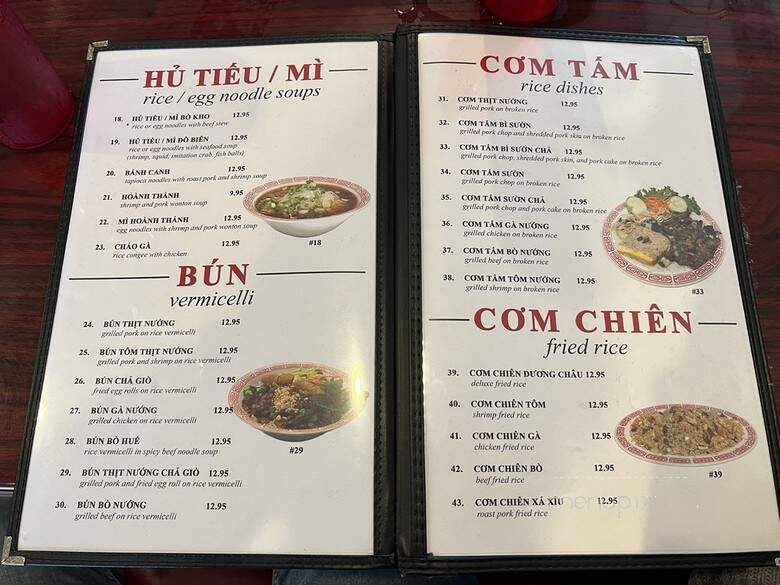 Pho So 1 - Richmond, VA menu_pic